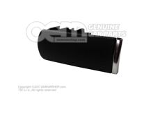 Kryt na vložku zámku duša (čierny)