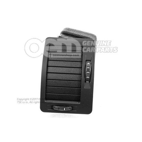 Odvzdušňovací ventil saténový čierny