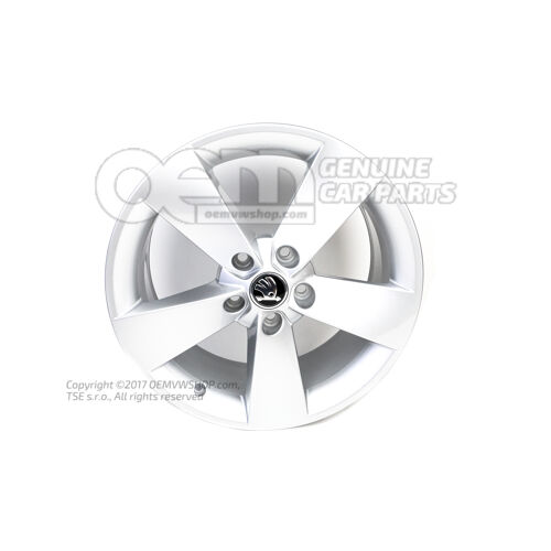 Hliníkový ráfik diamantový striebro Škoda Karoq 57