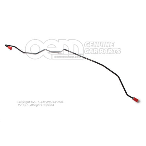 Brzdové potrubie od hlavného brzd. valca k hydraul. zar.