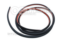 Tesnenie dverí vonkajšie čierne Škoda Superb 3V 3V0837702E 5AP