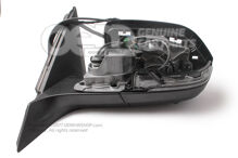 Kryt vonkajšieho zrkadla saténový čierny Volkswagen Teramont 3C (3)