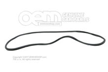 Tesnenie dverí, vnútorné saténové čierne