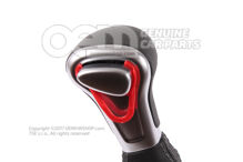 Rukoväť páky voliča duša (čierna) / titán (4)