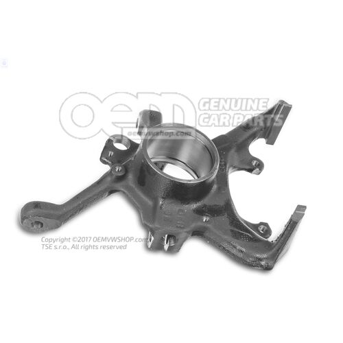 Teleso ložiska kolesa s držiak brzdy