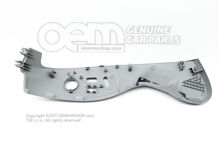 Obloženie rámu sedadla titánovo sivé (1)