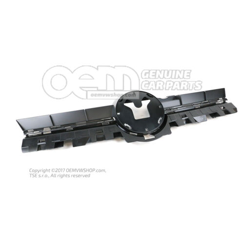 Maska chladiča saténová čierna