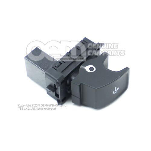 Spínač pre elektricky sklopné ťažné zariadenie saténovo čierna/biela 5TA959511WHS