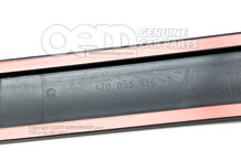 Ochranná lišta na dvere saténová čierna (2)