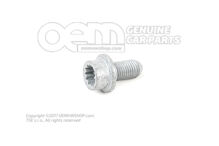 Skrutka s vnútornou hlavou s vnútornou viacbodovou hlavou M12X1,50X25