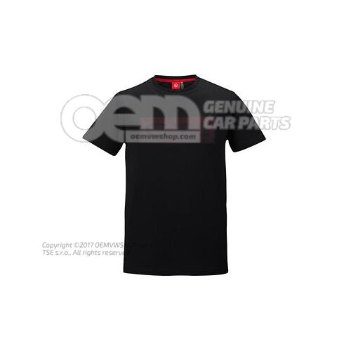 5HV084200C 041 T-shirt, L, men's, Black, GTI Collection