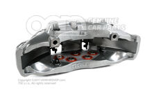 Audi RSQ8 strieborný strmeň bez brzdových doštičiek pre vozidlá s keramickými brzdovými doštičkami rozmer 440x40mm ľavý (2)