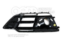 Vodiaca mriežka vzduchu tmavo chróm matná / tmavo chróm lesklý Audi Q5 80 (1)