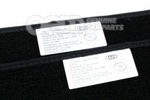 1 sada podložiek pre nohy duša (čierna) (2)