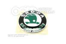 Znak SKODA saténová čierna / melanž