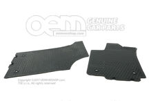 1 sada podložiek pod nohy (gumová) čierna (3)