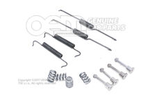 1 súprava upevň. dielov pre brzdové čeľuste