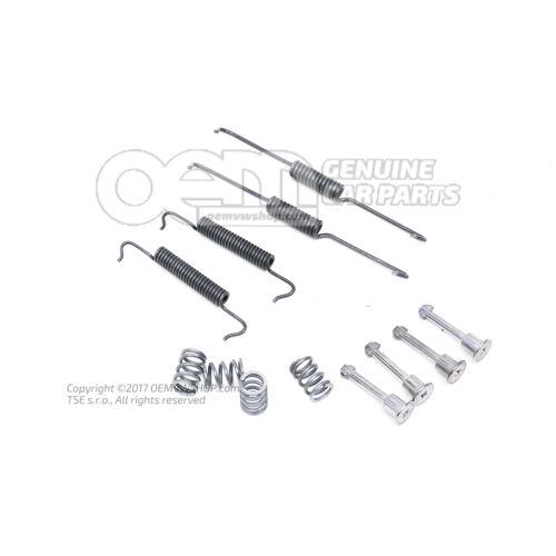 1 súprava upevň. dielov pre brzdové čeľuste