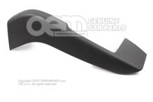 Kryt pre madlo saténový čierny