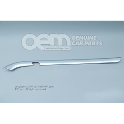 Lišta pre obloženie dverí saténová čierna / galvano / chróm s povrchovou úpravou Škoda Superb 3U