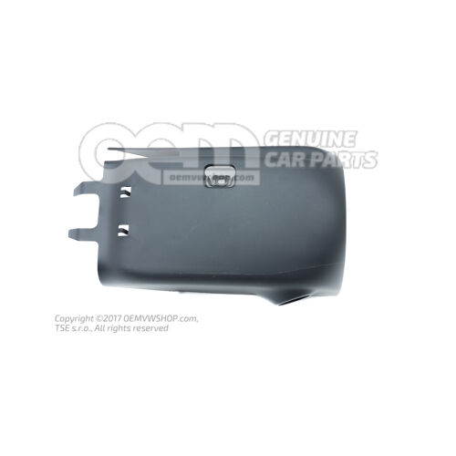 Kryt stĺpika riadenia saténovo čierna 5E0858559H9B9