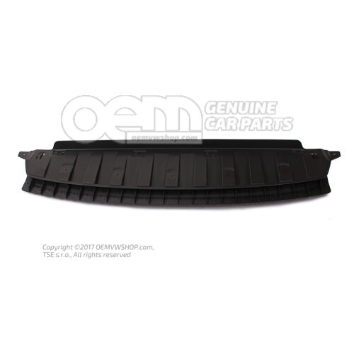 Uzatvárací prvok čierna saténová Škoda Fabia 3V