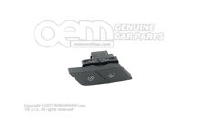 Bezpečnostný spínač pre centrálne zamykanie saténový čierno / biely