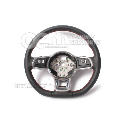 Multifunkčný volant (koža) čierna/červená 2GA419091GGRW