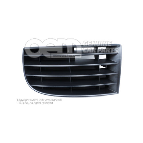 Mriežka odvetrávania saténová čierna