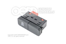 Tlačidlo na deaktiváciu - funkcia núdzovej brzdy saténová čierna