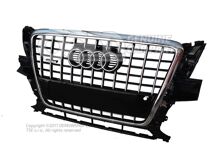 Maska chladiča, kompletne čierno-lesklá (1)