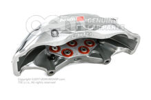 Audi RSQ8 strieborný strmeň bez brzdových doštičiek pre vozidlá s keramickými brzdovými doštičkami rozmer 440x40mm pravý (1)