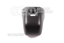 Krytka saténová čierna