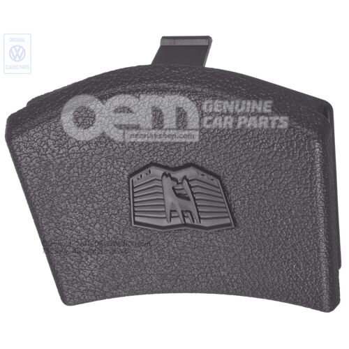 Krytka na volant saténová čierna