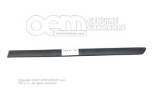 Ochranná lišta na dvere saténová čierna