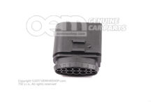 Puzdro s plochými kontaktmi s blokovaním kontaktu