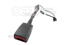 Západka na opasok saténová čierna / červená (2)