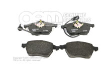 1 súprava brzd. obložení s indikáciou opotreb. pre kotúč. brzdu