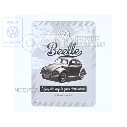 plechová kovová značka