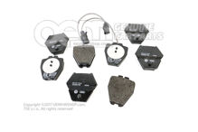 1 súpr. brzd. obložení pre kotúčovú brzdu