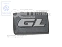 Špeciálny nápis satin black / chrome