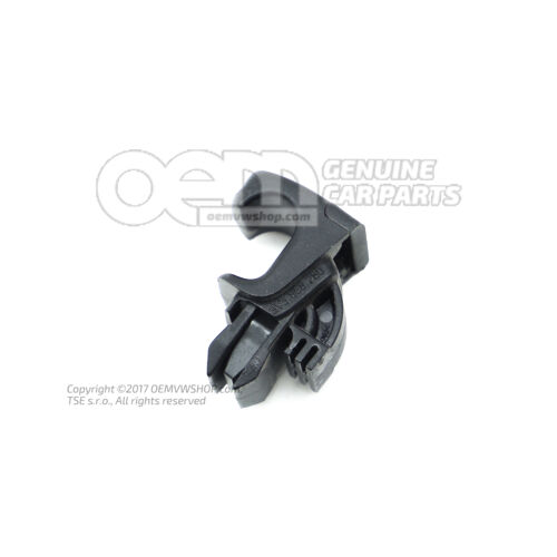 Clip saten black