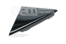 Rohové obloženie čierno-lesklé