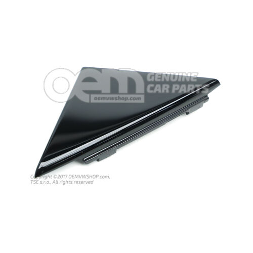 Rohové obloženie čierno-lesklé