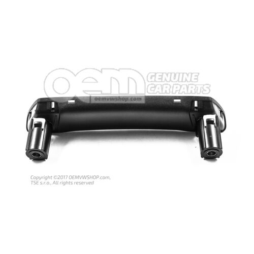 Handle shell, lower part satin black