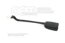 Západka na opasok saténová čierna (1)