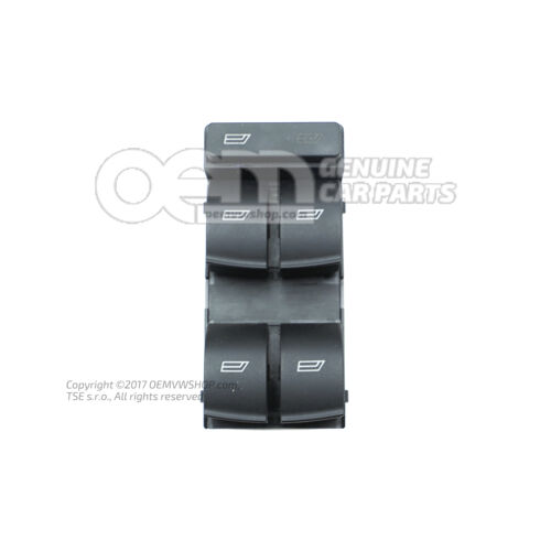 Spínač elektrického elektrického ovládania okna soul (čierny)