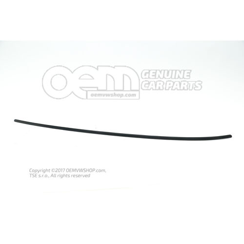 Strešný kanál saténový čierny