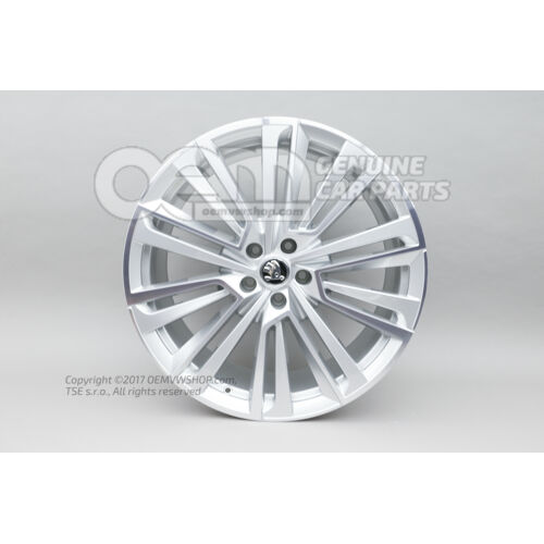 Hliníkový ráfik Diamond silver 5LG071491A 8Z8