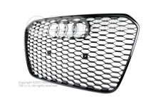 Maska chladiča čierno-lesklá (1)